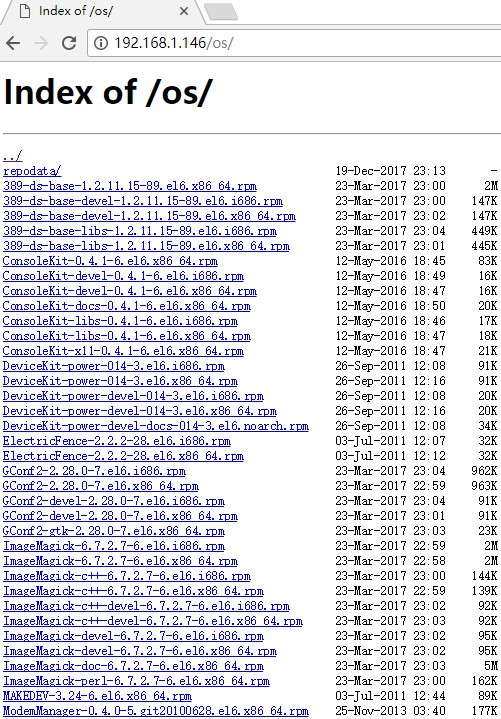 CentOS 6.9自建开源镜像站