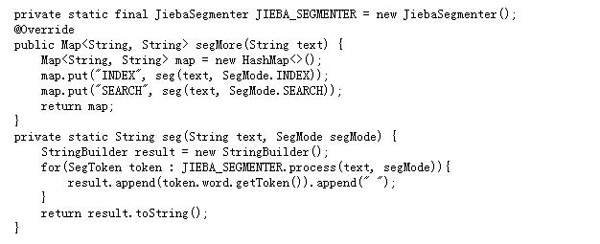 11大Java开源中文分词器的使用方法和分词效果对比 