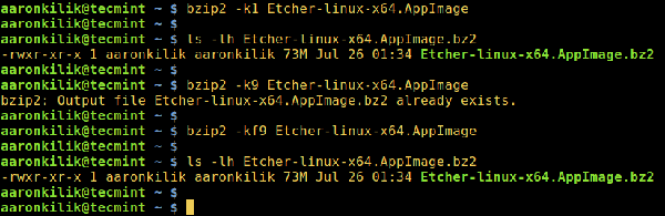如何在Linux中压缩及解压缩.bz2文件