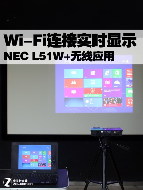 Wi-Fi连接实时显示 NEC L51W+无线应用 
