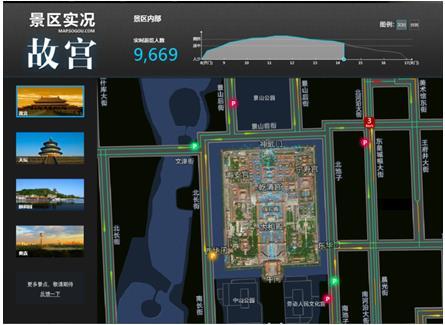 “互联网+旅游”还能这么玩?搜狗首推北京景区实况地图
