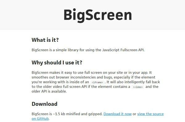 jquery-video-plugin-bigscreen