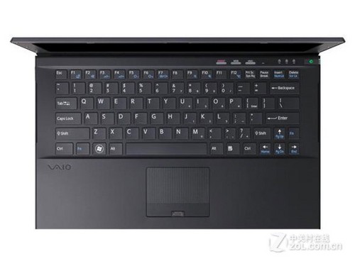 索尼 Z13黑色 键盘面图 