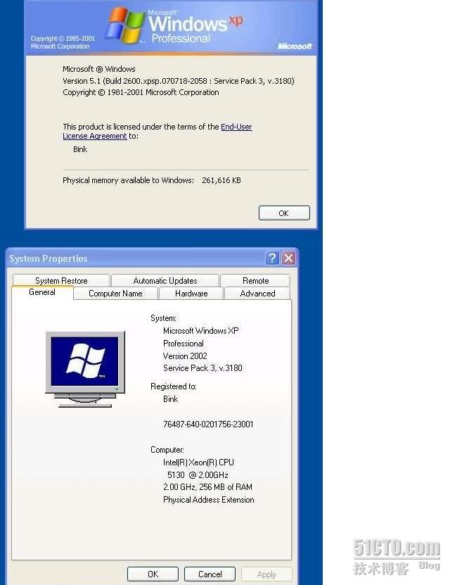 Windows 7，關于Windows XP SP3 的 FAQ