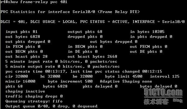 CCNP课堂练习四：frame-relay traffic-shaping（帧中继流量×××）