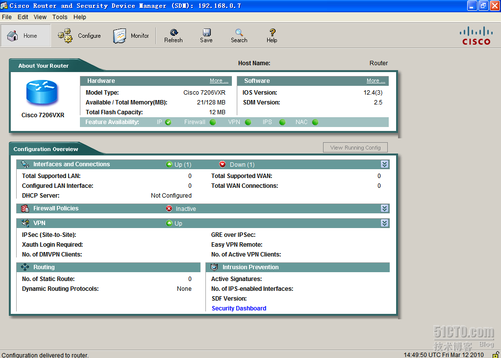 DynamipsGUI下CISCO SDM的安装配置