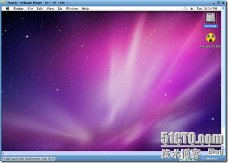  初尝“禁果” VMware Player安装Mac OS X SnowLeopard 10.6.6