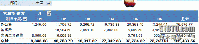 Excel2007数据透视表学习（四）改变数据透视表布局