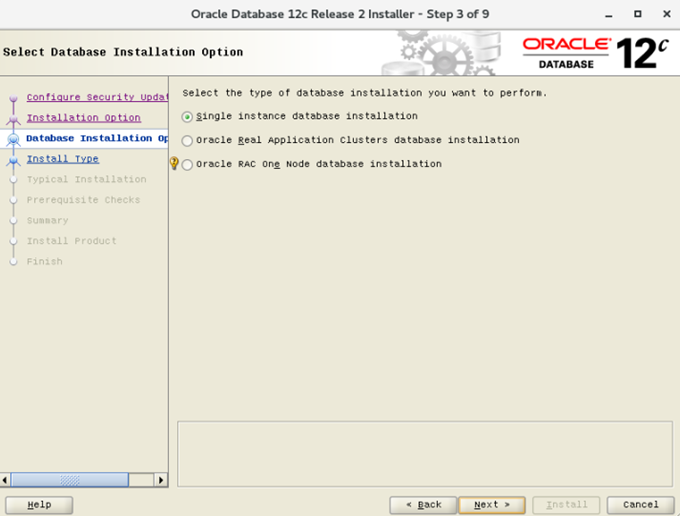 CentOS 7.4安装配置Oracle 12cR2 12.2.0.1.0 