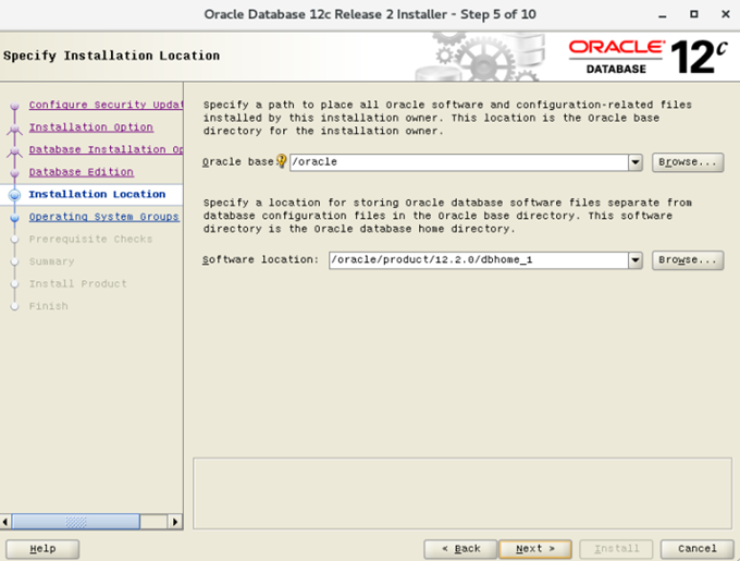 CentOS 7.4安装配置Oracle 12cR2 12.2.0.1.0 