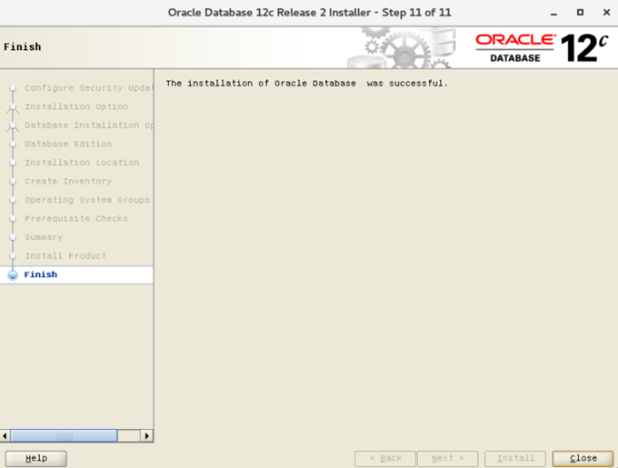 CentOS 7.4安装配置Oracle 12cR2 12.2.0.1.0 