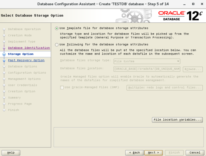 CentOS 7.4安装配置Oracle 12cR2 12.2.0.1.0 