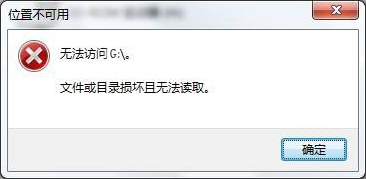 无法访问g文件或目录损坏