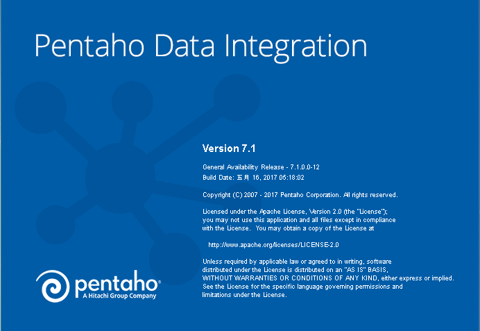 Pentaho Data Integration 7.1(kettle) 安装手册