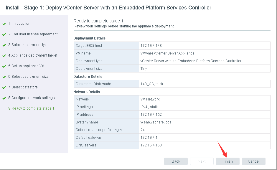 vSphere vsan 6.5部署之一VCSA6.5安装