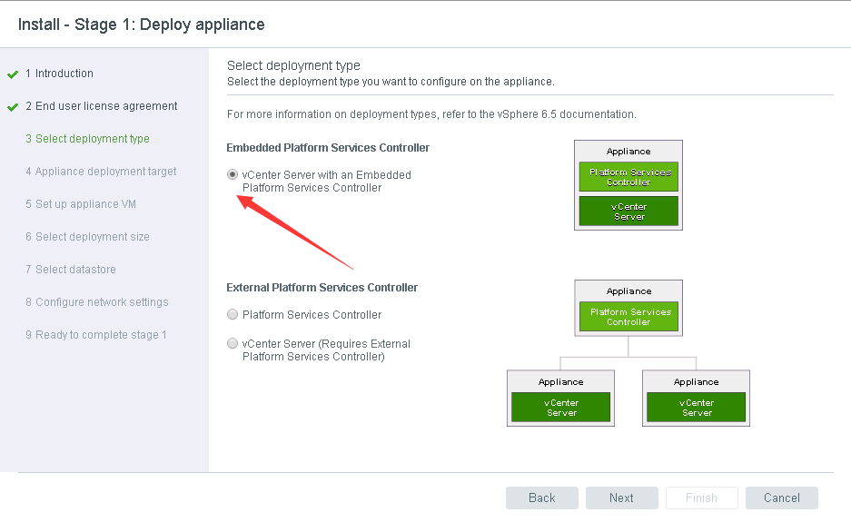 vSphere vsan 6.5部署之一VCSA6.5安装