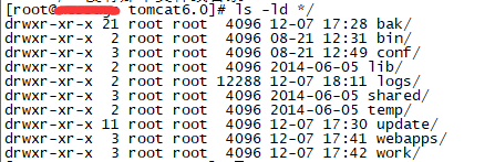 Linux只列出目录的几种方式