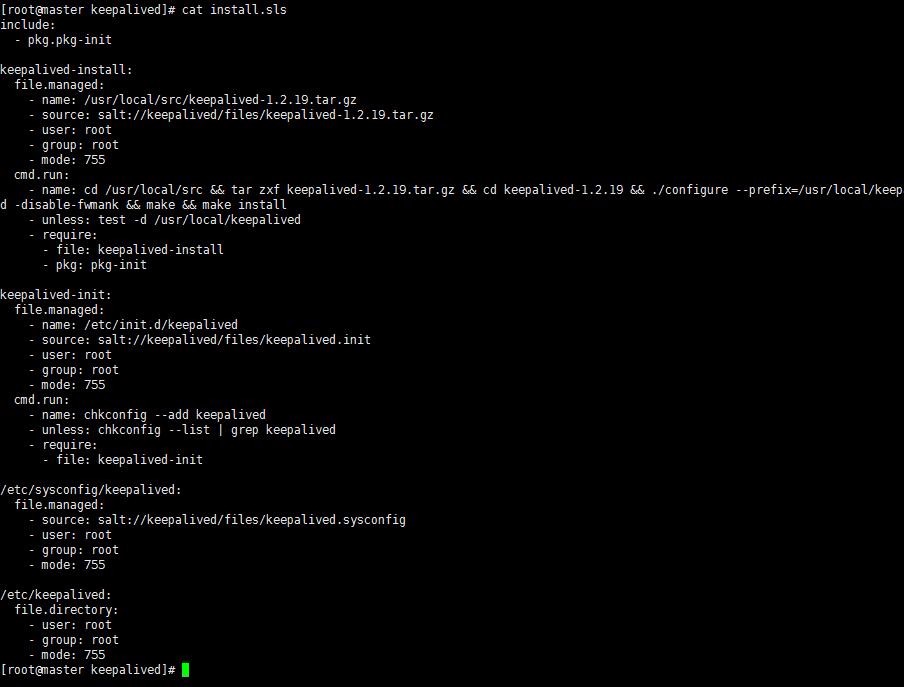 Saltstack-12：prod生产环境部署keepalived