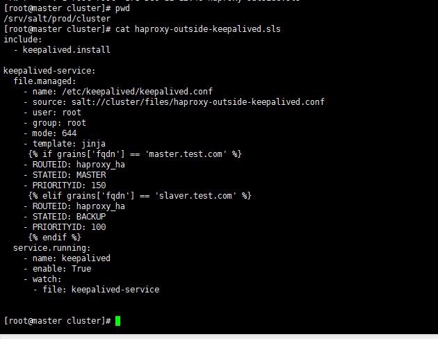 Saltstack-12：prod生产环境部署keepalived