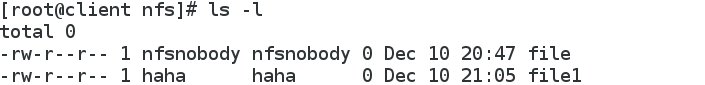 Linux中nfs网络文件共享