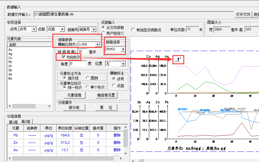 快速绘制钻孔原生晕曲线的一种制作方法-基于中大比例尺化探数据一体化处理系统...