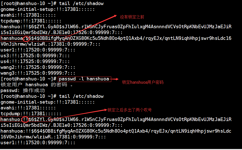 12次课(usermod命令、 用户密码管理、mkpasswd命令）