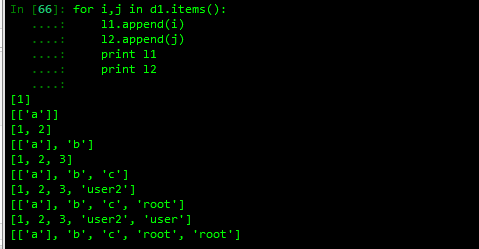 python之列表、元组、字典