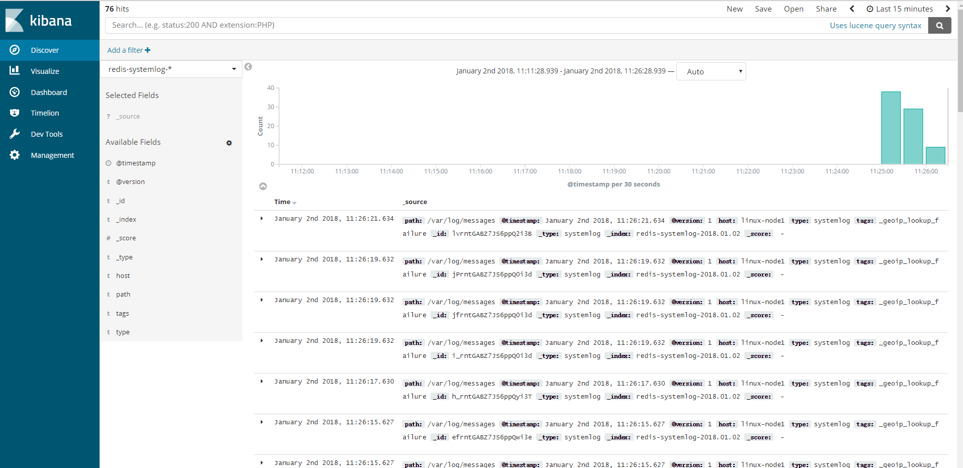 ELK实战之logstash收集日志写入redis