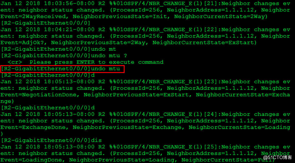 OSPF邻接关系建立过程详解