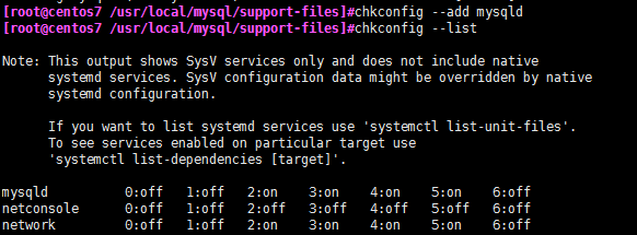 centos7.4二进制安装mysql