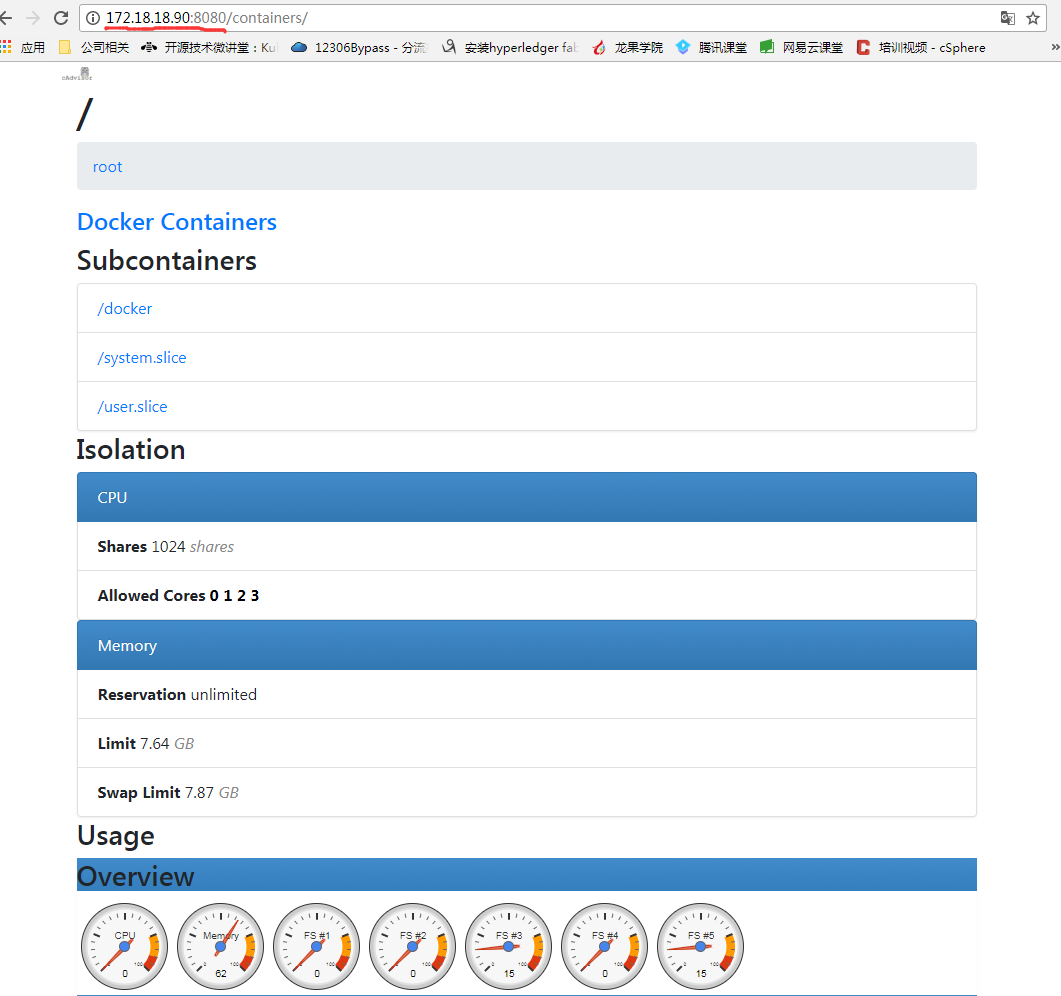 docker：快速构建容器监控系统cAdvisor+InfluxDB+Grafana