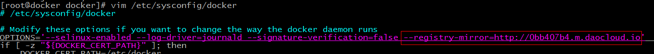 使用daocloud加速docker pull