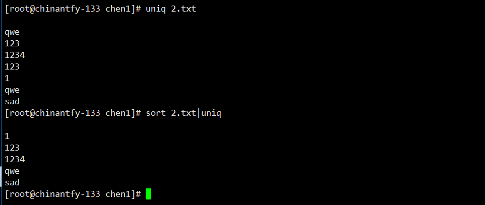 Linux学习笔记（二十五）shell特殊符号、 sort_wc_uniq、tee_tr_split