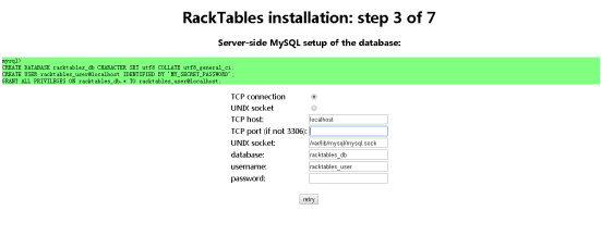 Centos7上搭建Racktables