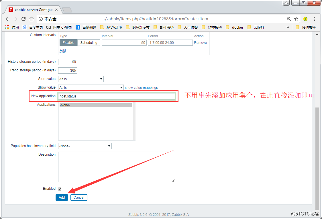 Zabbix monitoring --Zabbix create a template (templates) and monitoring item (item)