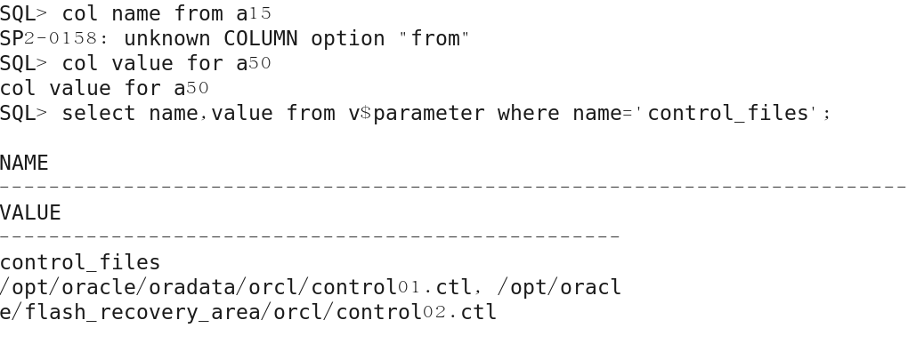 Oracle配置管理