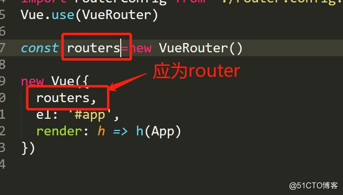vue  在使用vue-router报错 Cannot read property matched