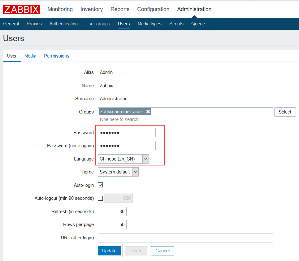 安装zabbix