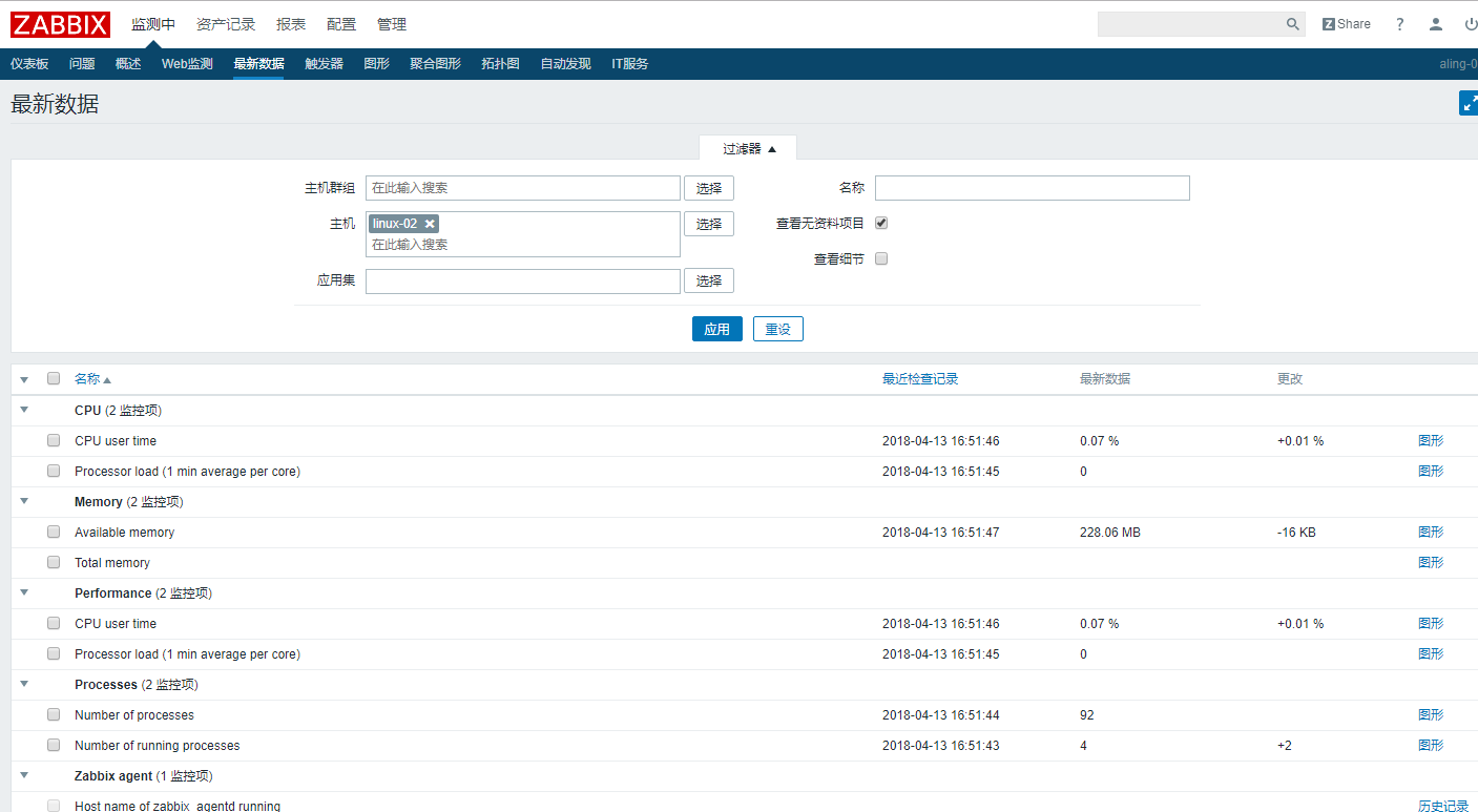 19.7-11主动模式和被动模式 添加监控主机 添加自定义模板 处理图形中的乱 自动发现