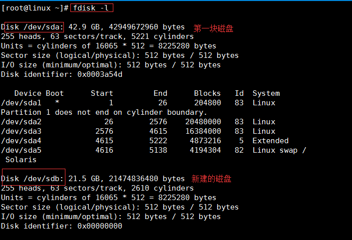 Linux磁盘管理