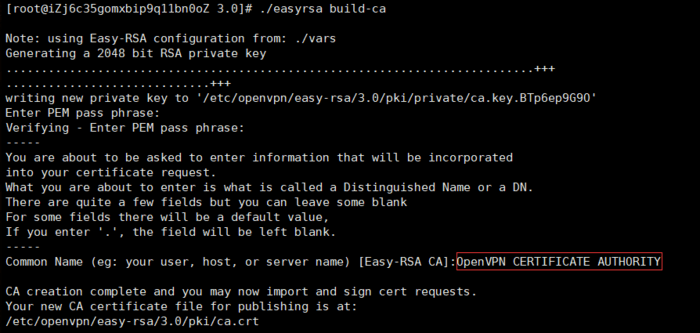 centos7.4+open***-2.4.4+easy-rsa-3.0物理机安装教程