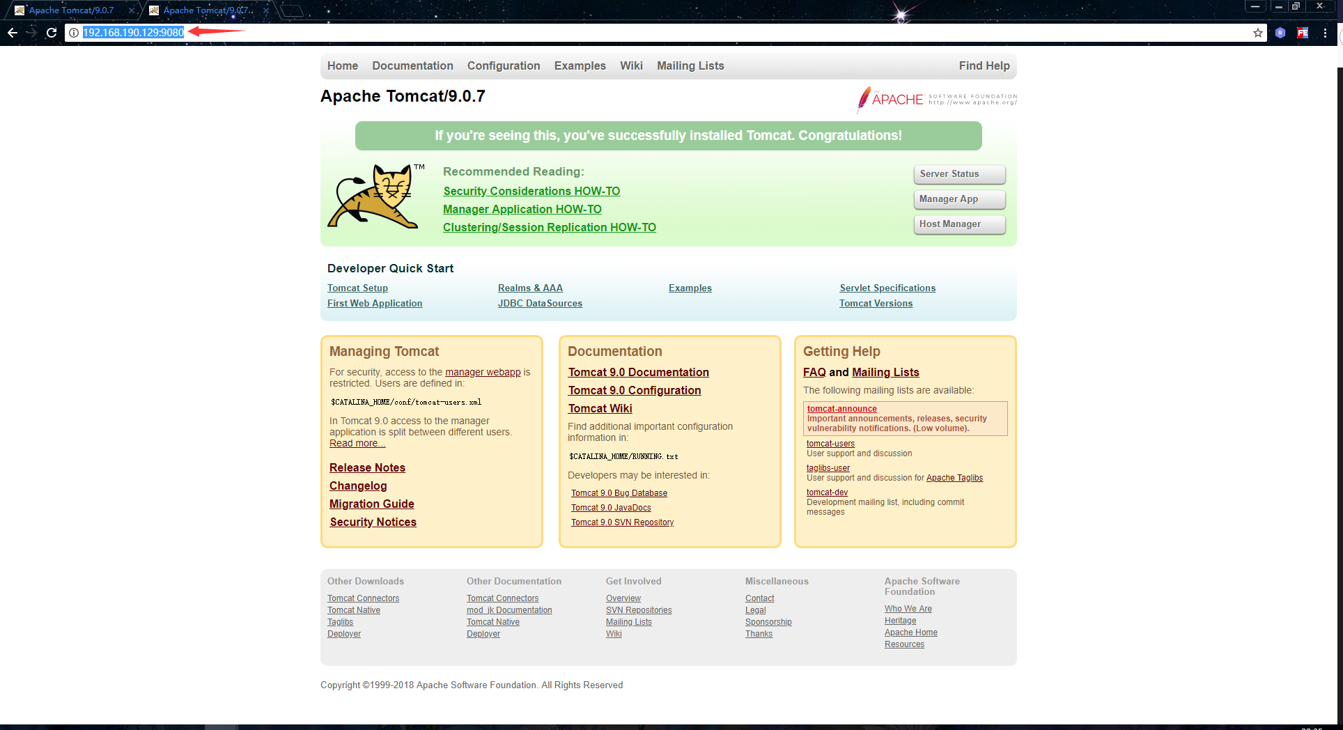 Nginx+Tomcat搭建集群环境