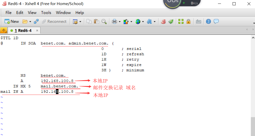 Postfix邮件发送和接收实验