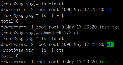 Linux常用命令——chmod