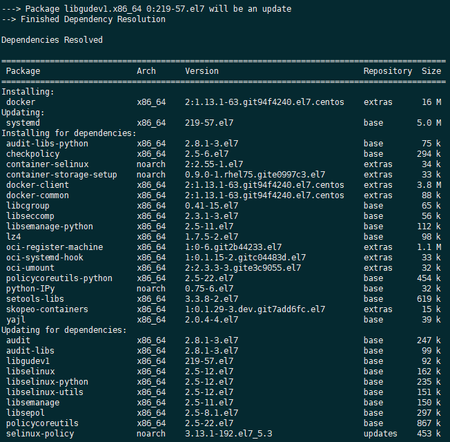 Centos7安装Docker