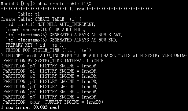 MariaDB10.3 系统版本表 有效防止数据丢失