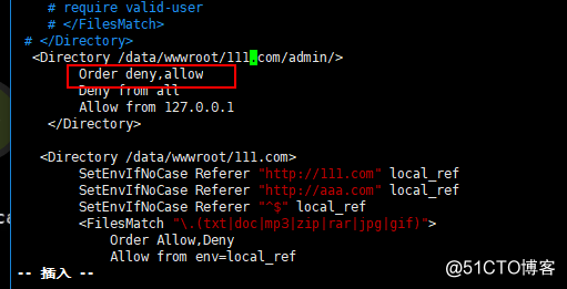 11.25 配置防盗链 11.26 访问控制Directory 11.27 访问控制FilesMat