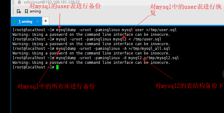 13.4 mysql用户管理 13.5 常用sql语句 13.6 mysql数据库备份恢复