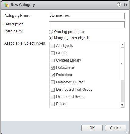 ESXi 6.5 配置Storage Policy