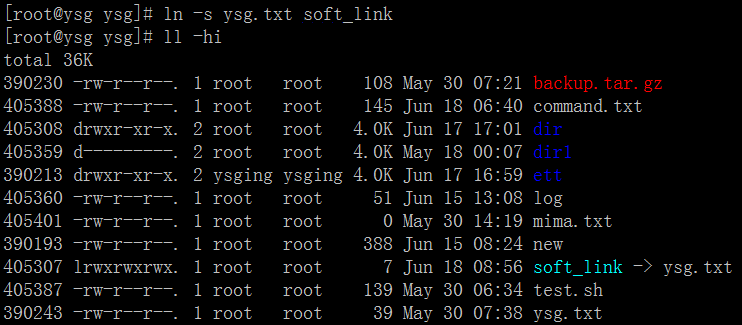 Linux常用命令——ln